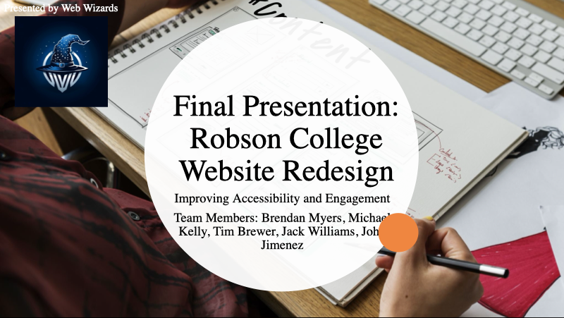 Robson College Website Redesign